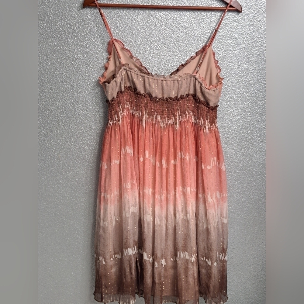 BCBGMAXAZRIA Silk Ombre Dress Size M - Picture 14 of 16